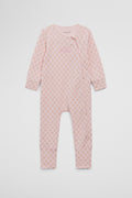 Organically Grown Cotton Logo Zip Jumpsuit