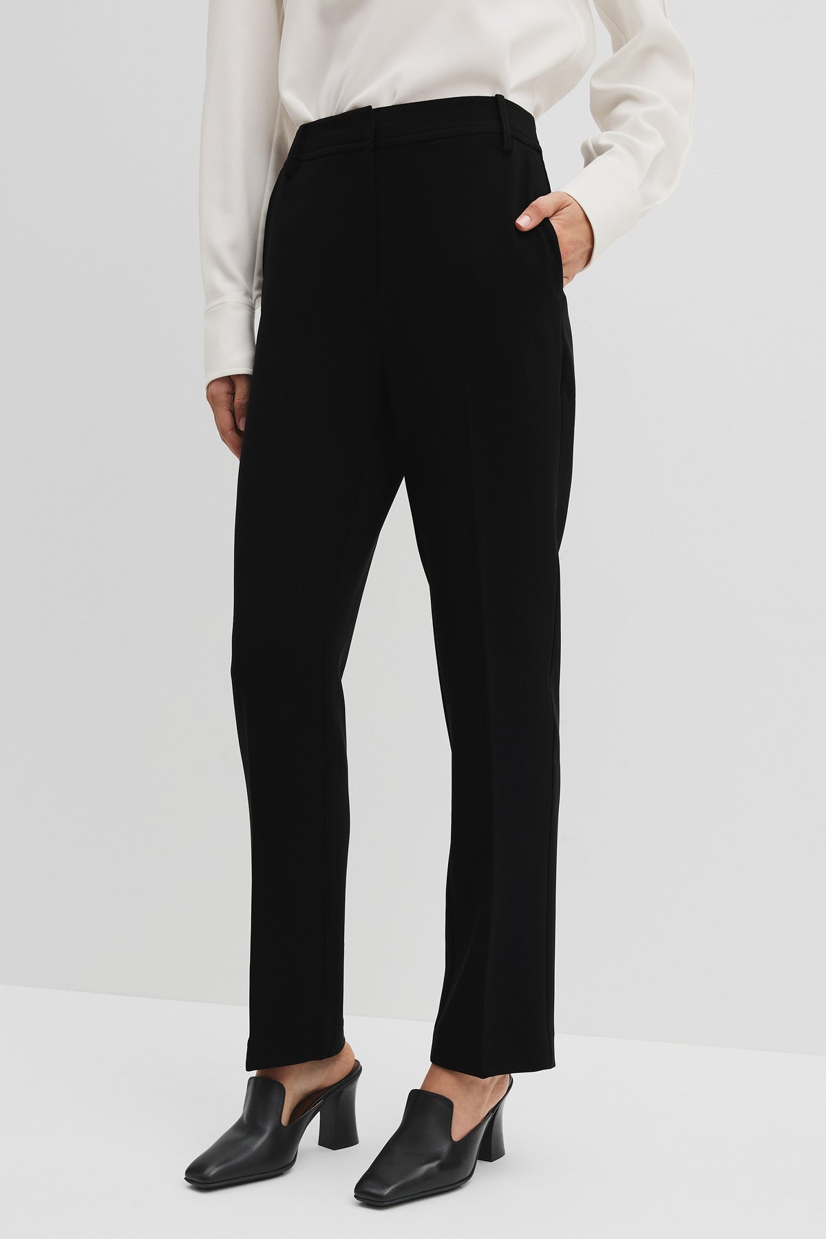 Slim Leg Woven Pant