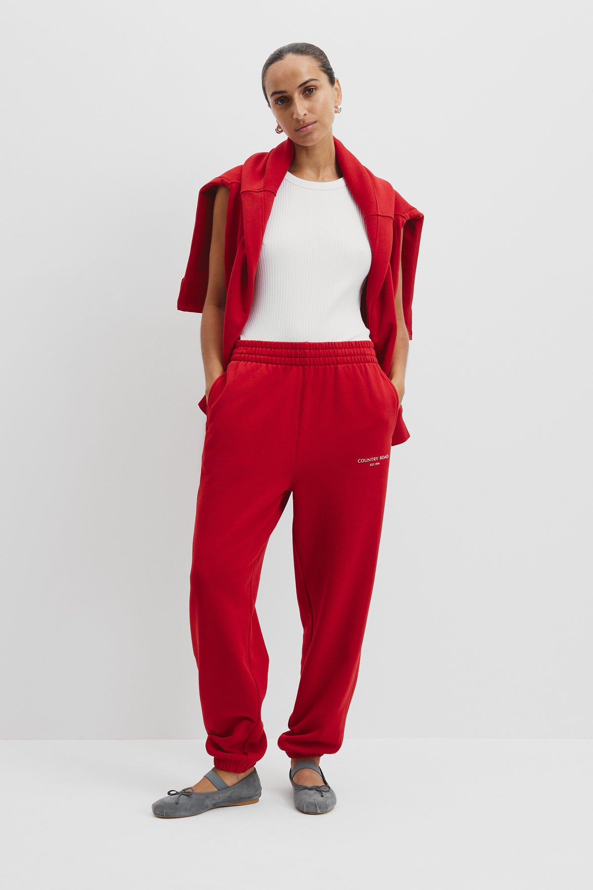 Australian Cotton Logo Track Pant
