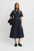 Flared Midi Dress