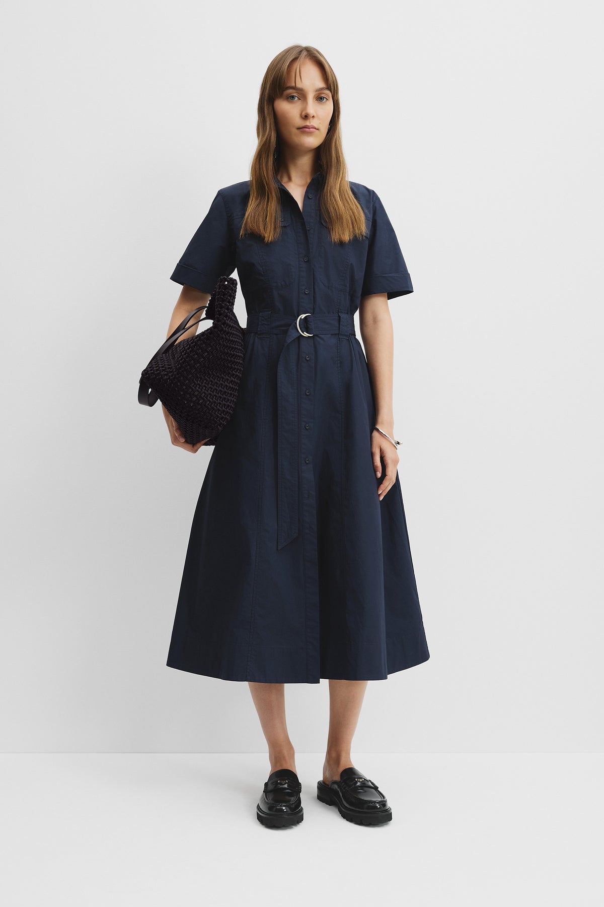 Flared Midi Dress