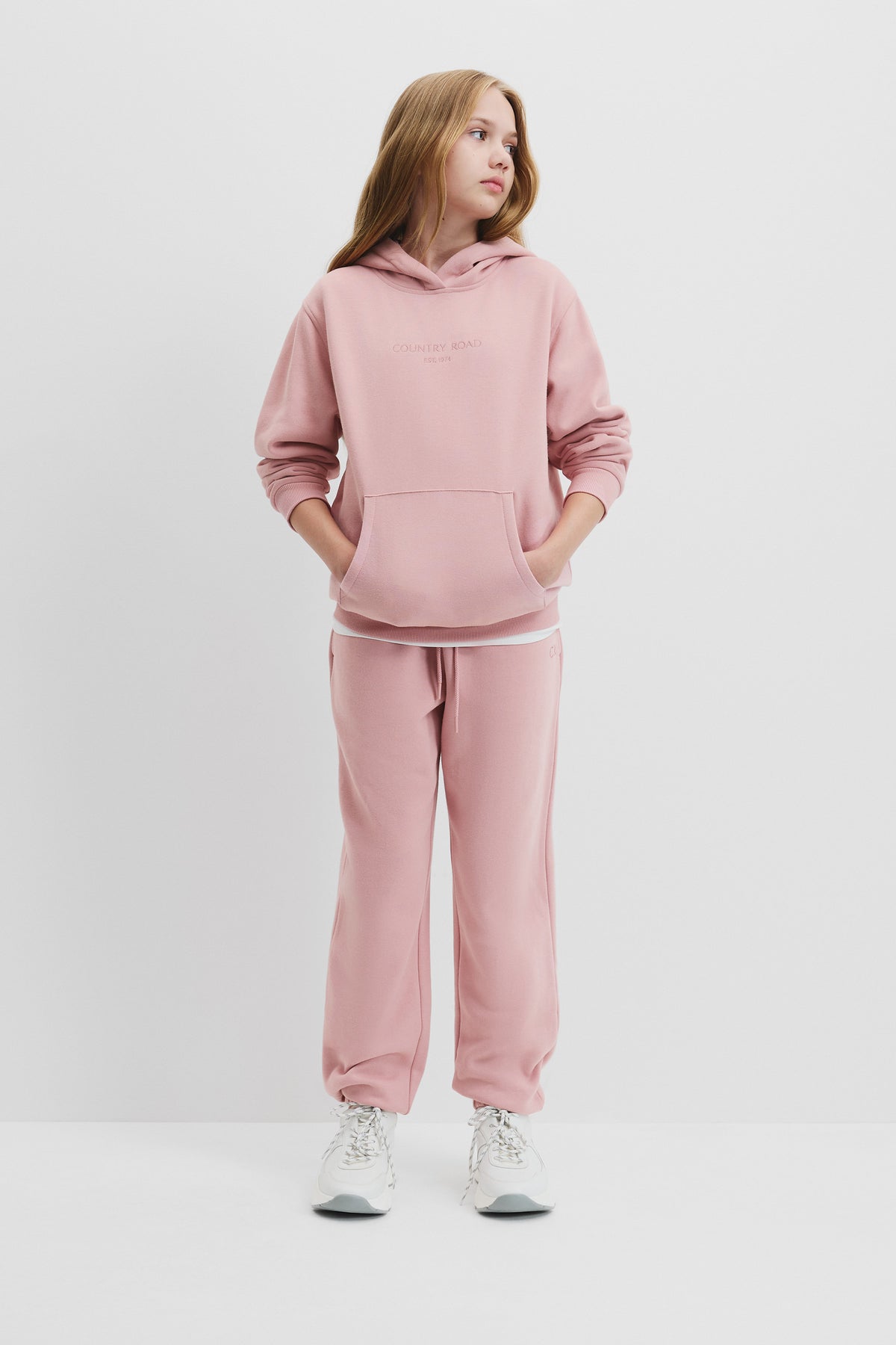 Teen Cotton Logo Hooded Sweat
