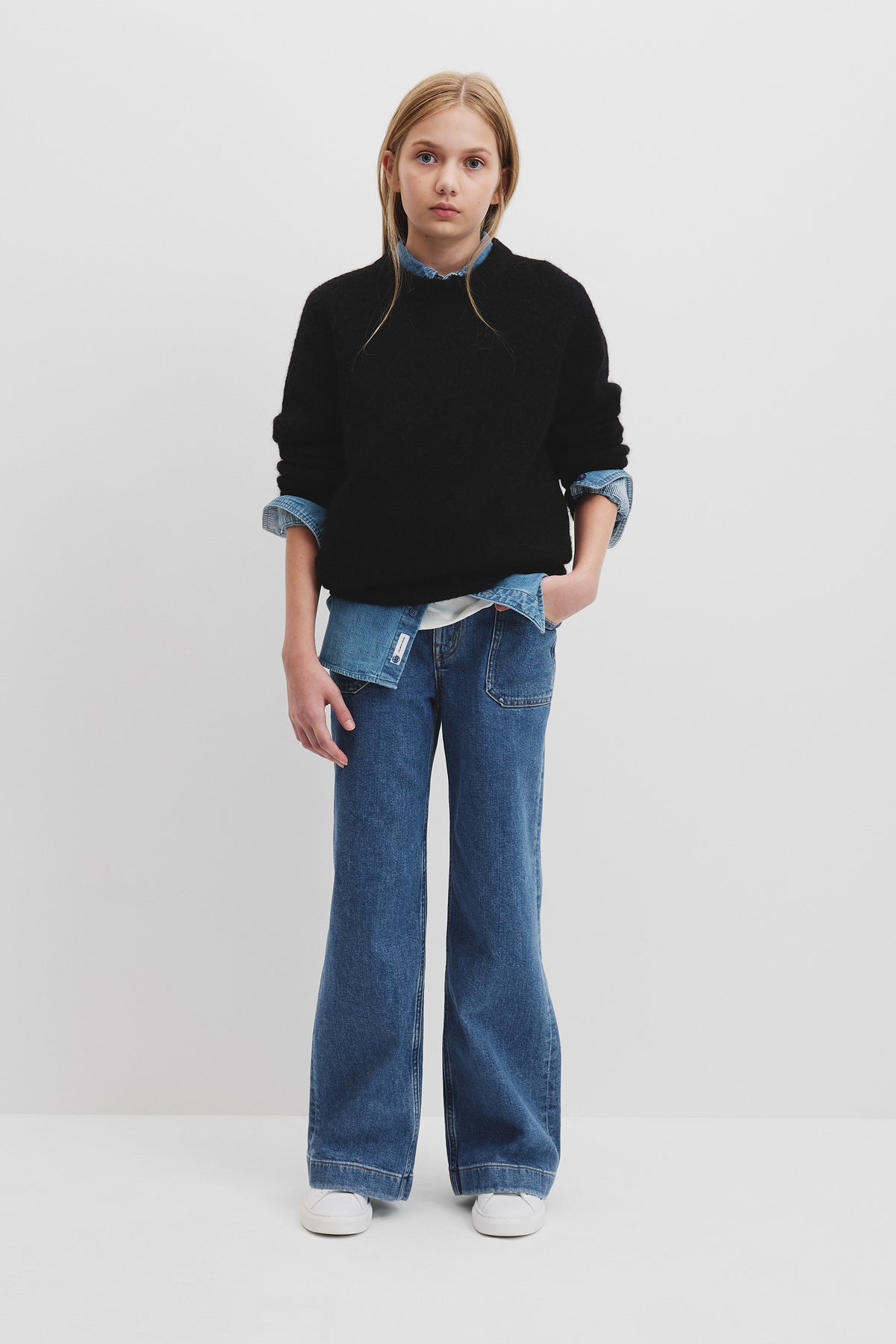 Teen Fluffy Knit Pullover