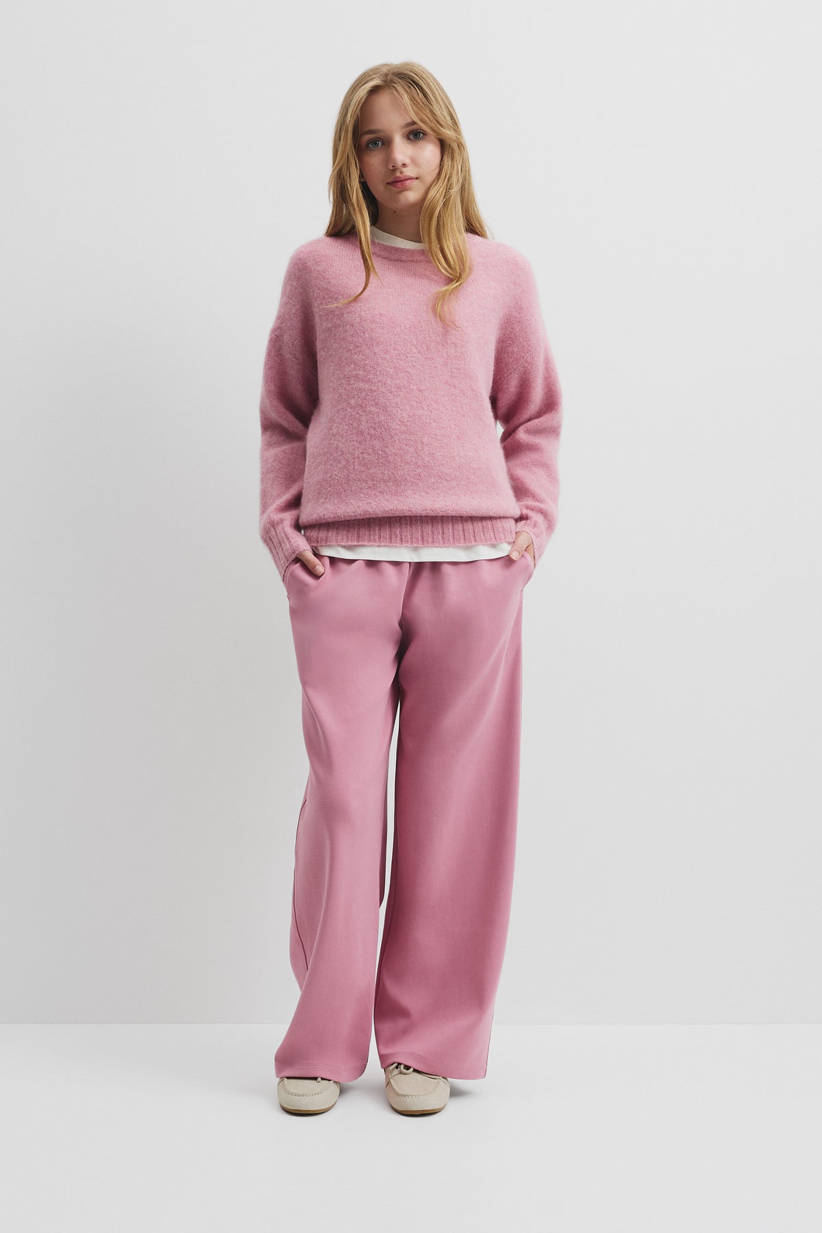 Teen Fluffy Knit Pullover