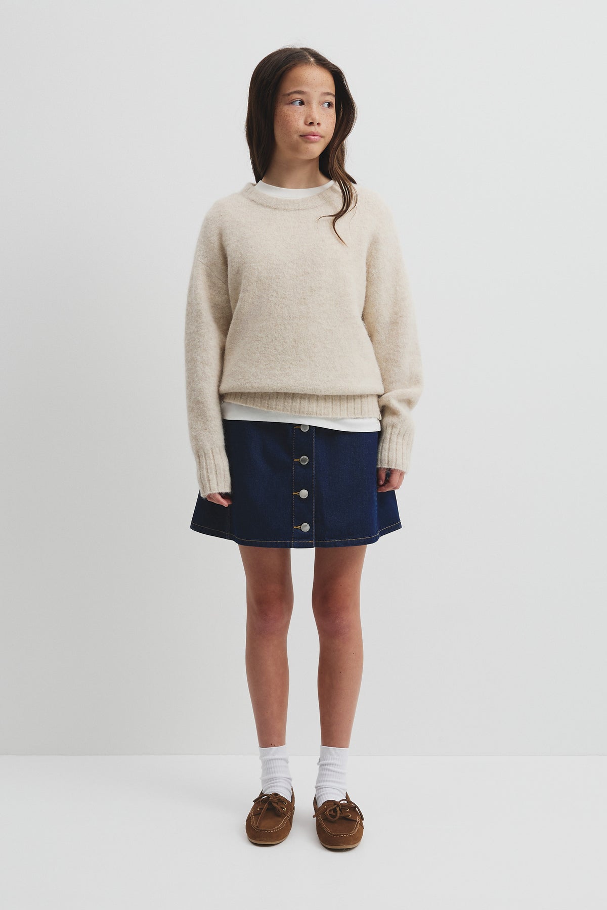 Teen Fluffy Knit Pullover