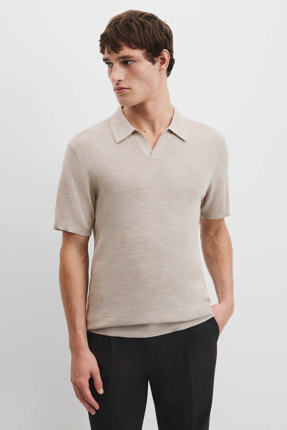 Australian Merino Wool Rib Trophy Polo