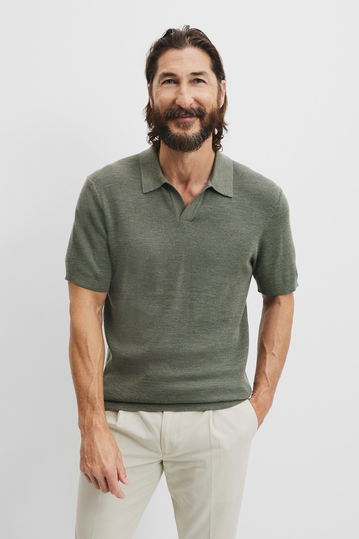 Australian Merino Wool Rib Trophy Polo