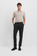 Cotton Pleat Buckle Pant