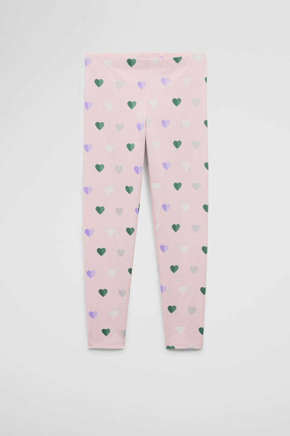 Organically Grown Cotton Blend Heart Legging