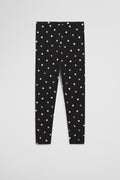 Organically Grown Cotton Blend Spot Legging