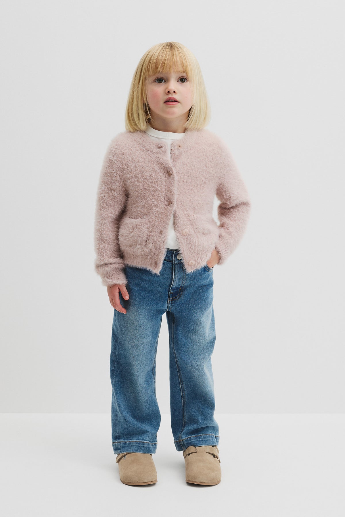 Fluffy Knit Cardigan