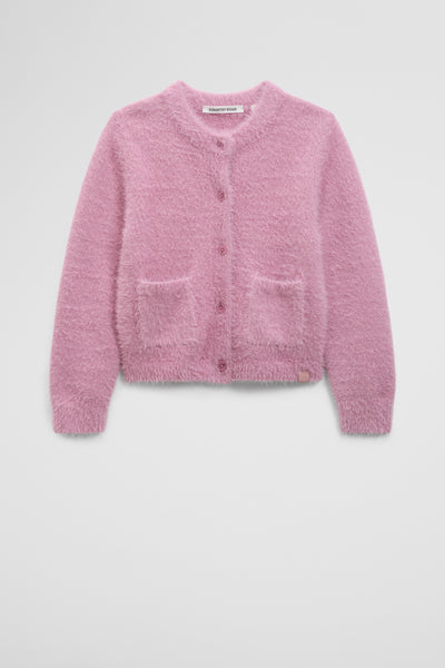 Fluffy Knit Cardigan