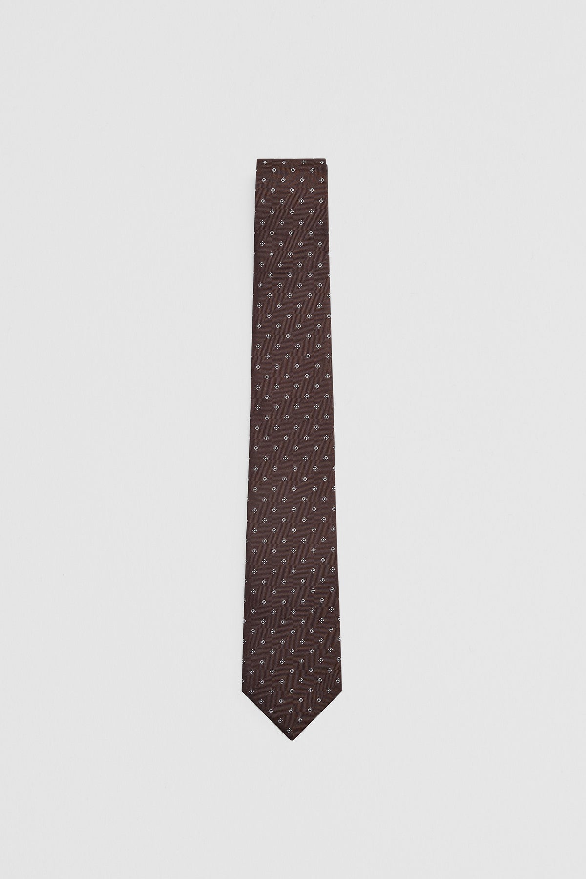 Silk Jacquard Herringbone Tie