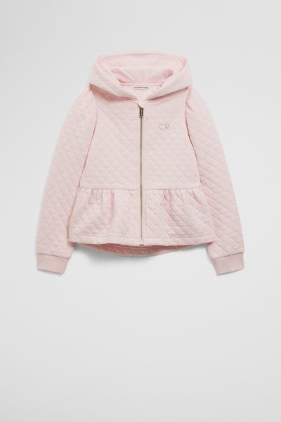 Quilted Zip-Through Sweat