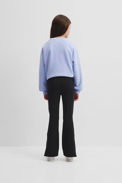 Organically Grown Cotton Blend Flare Tech Pant