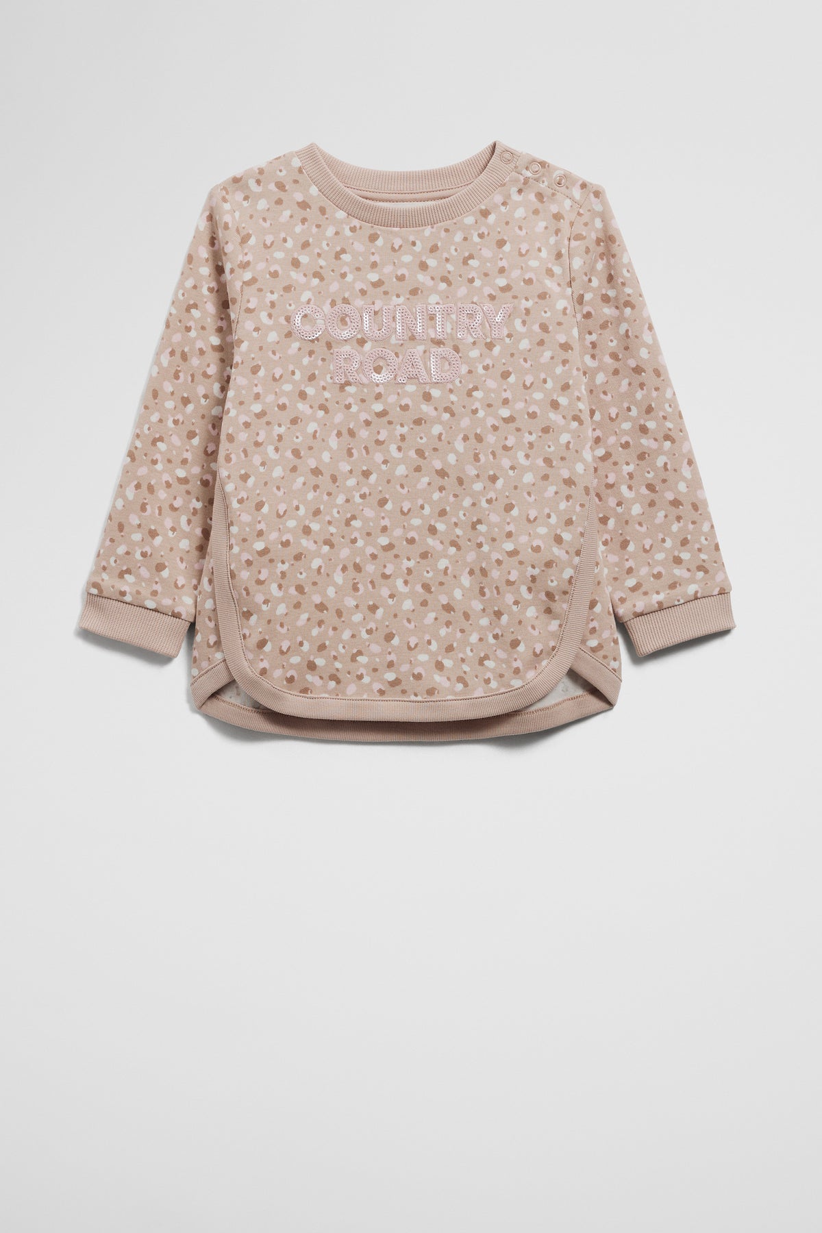 Organically Grown Cotton Long Sleeve Logo T-Shirt