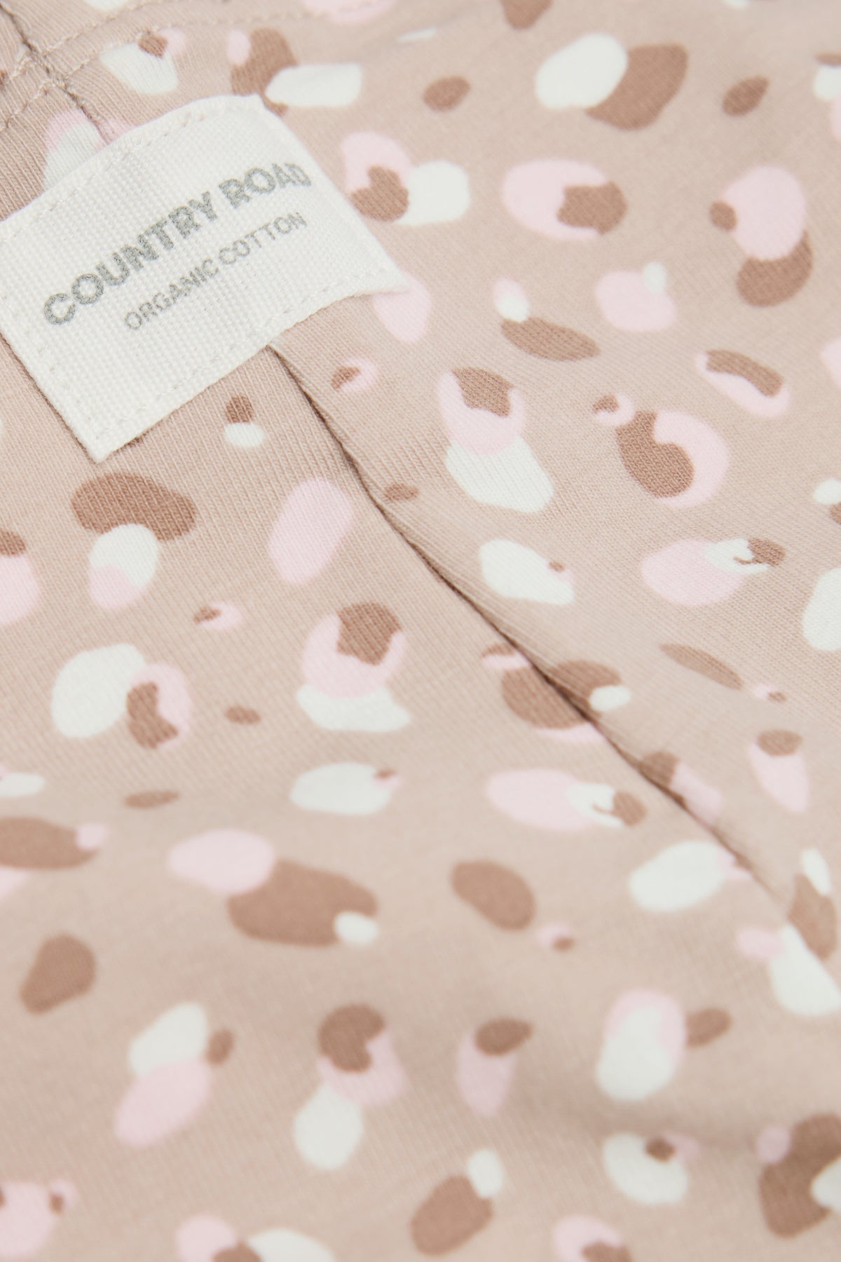 Organically Grown Cotton Blend Leopard Legging