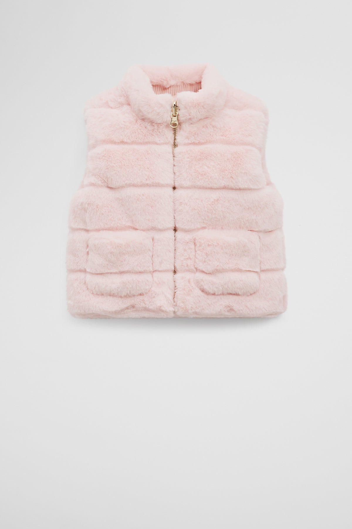 Reverse Faux Fur Vest