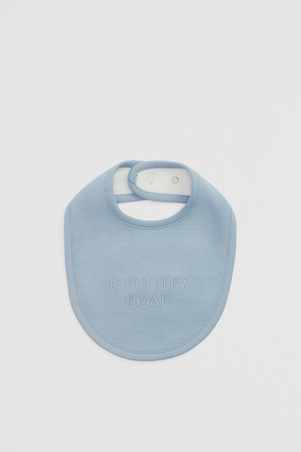 Organically Grown Cotton Waffle Bib