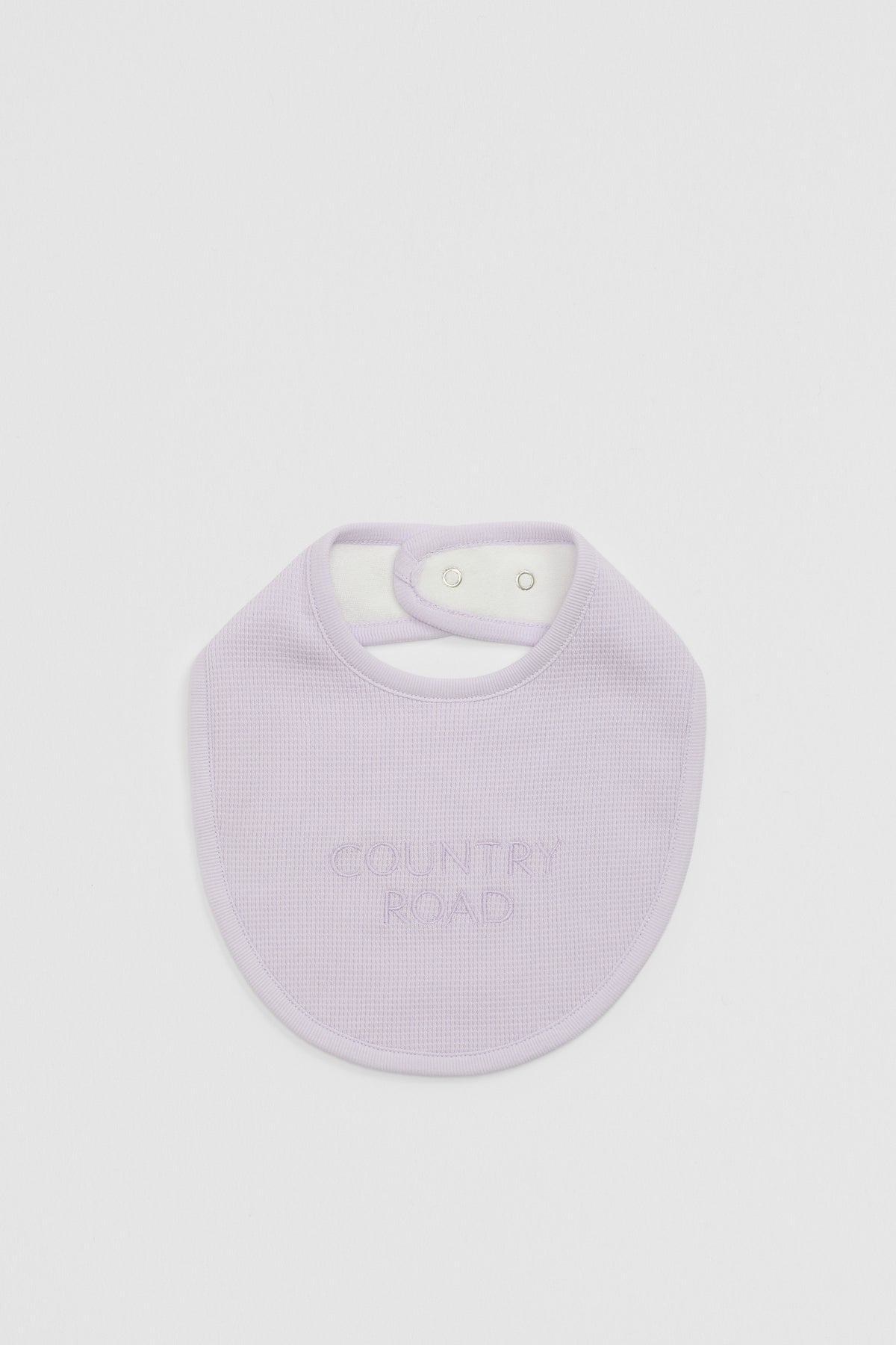 Organically Grown Cotton Waffle Bib