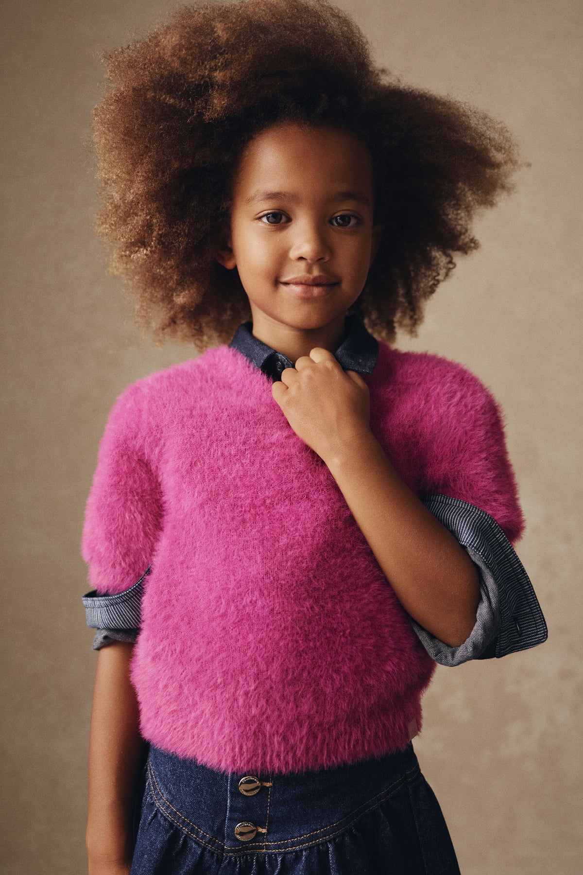 Fluffy Knit Top
