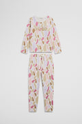 Australian Cotton Abstract Logo Pyjama Set