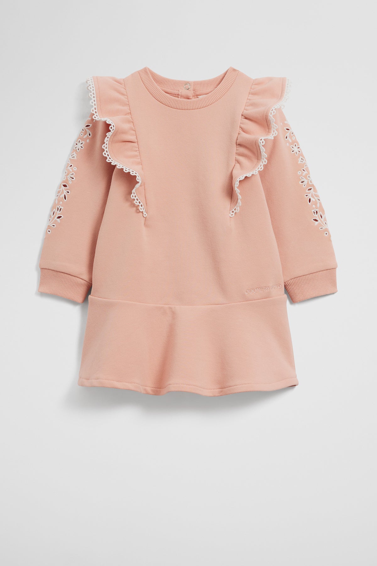 Embroidered Sweat Dress
