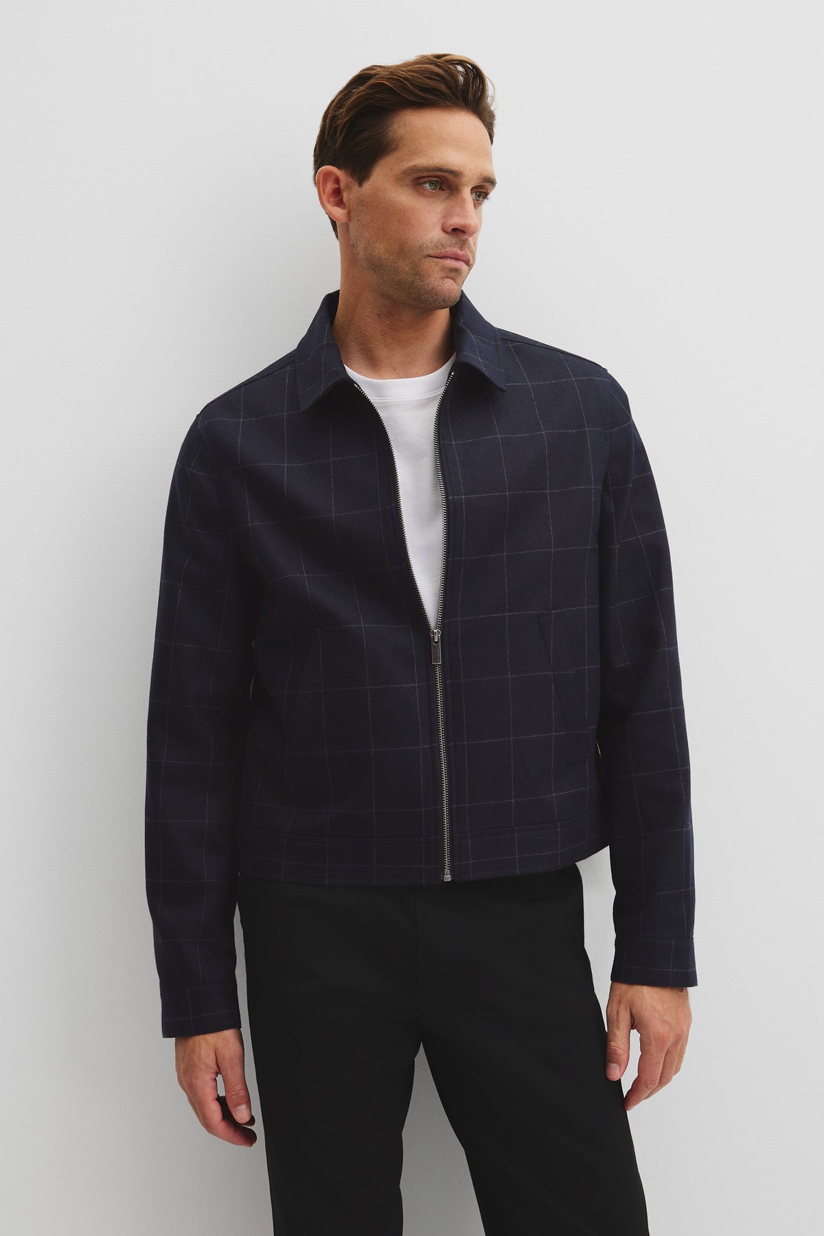 Cotton Wool Check Jacket