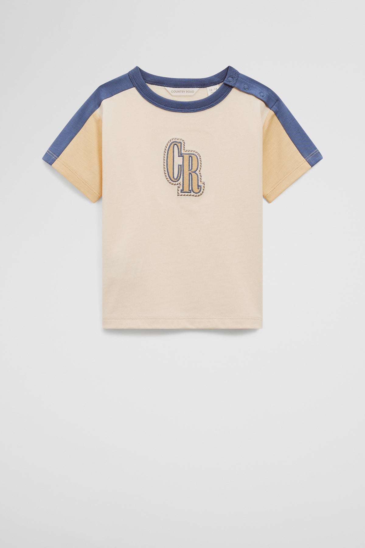 Organically Grown Cotton Cr Applique T-Shirt