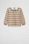 Organically Grown Cotton Stripe Rugby T-Shirt