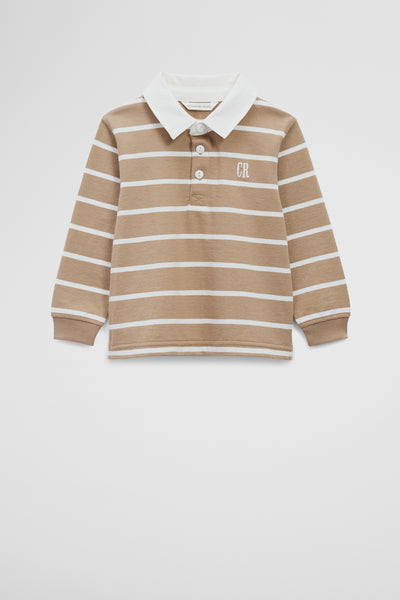 Organically Grown Cotton Stripe Rugby T-Shirt