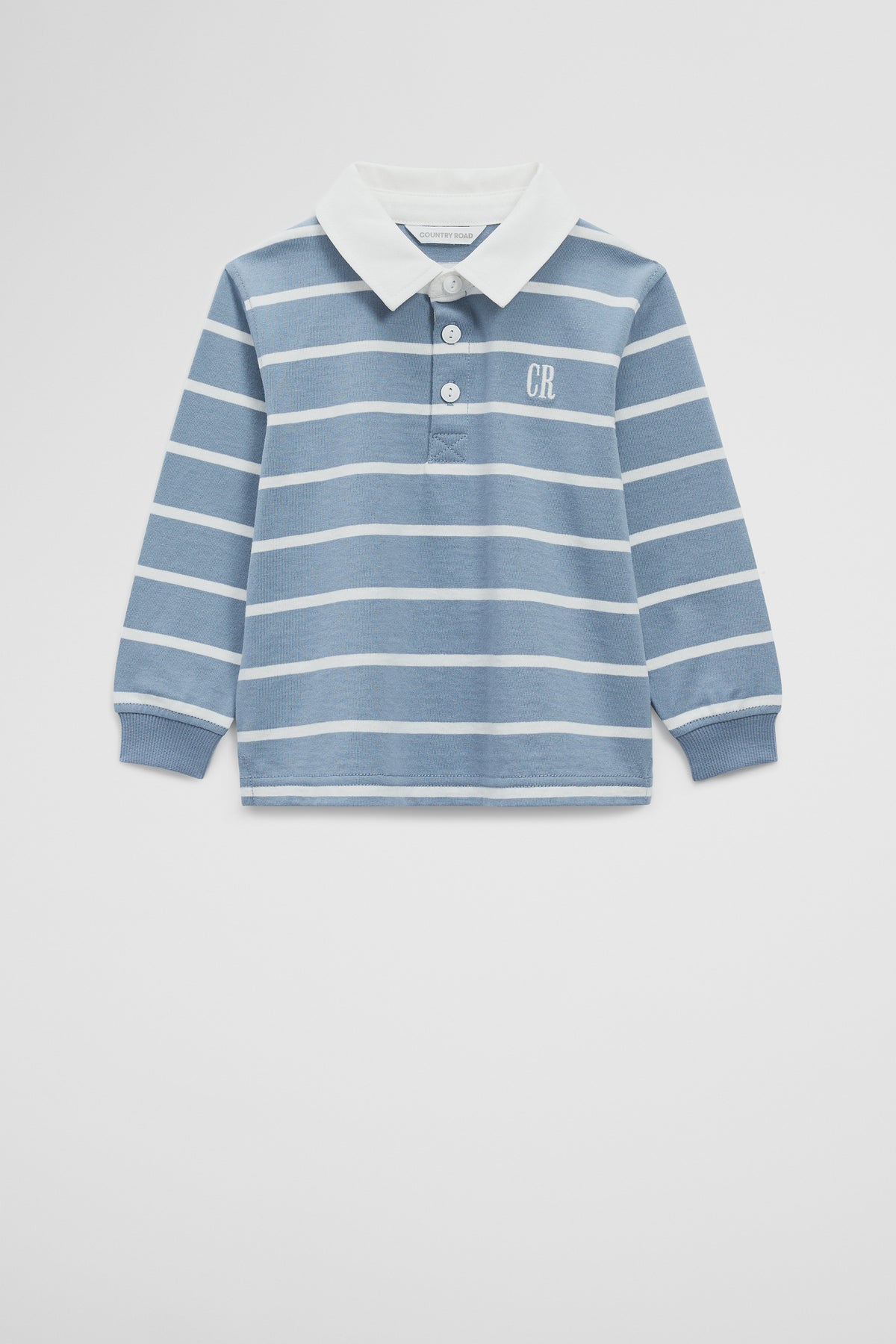 Organically Grown Cotton Stripe Rugby T-Shirt