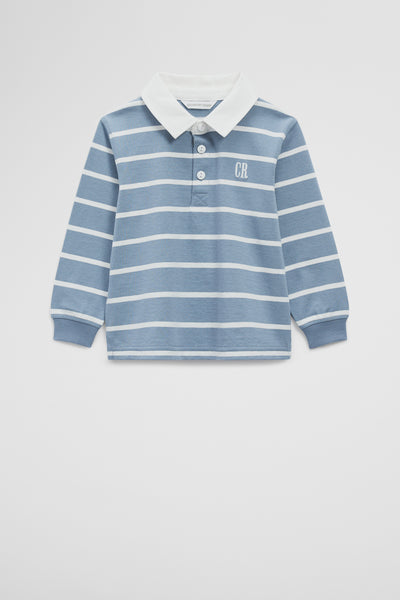Organically Grown Cotton Stripe Rugby T-Shirt