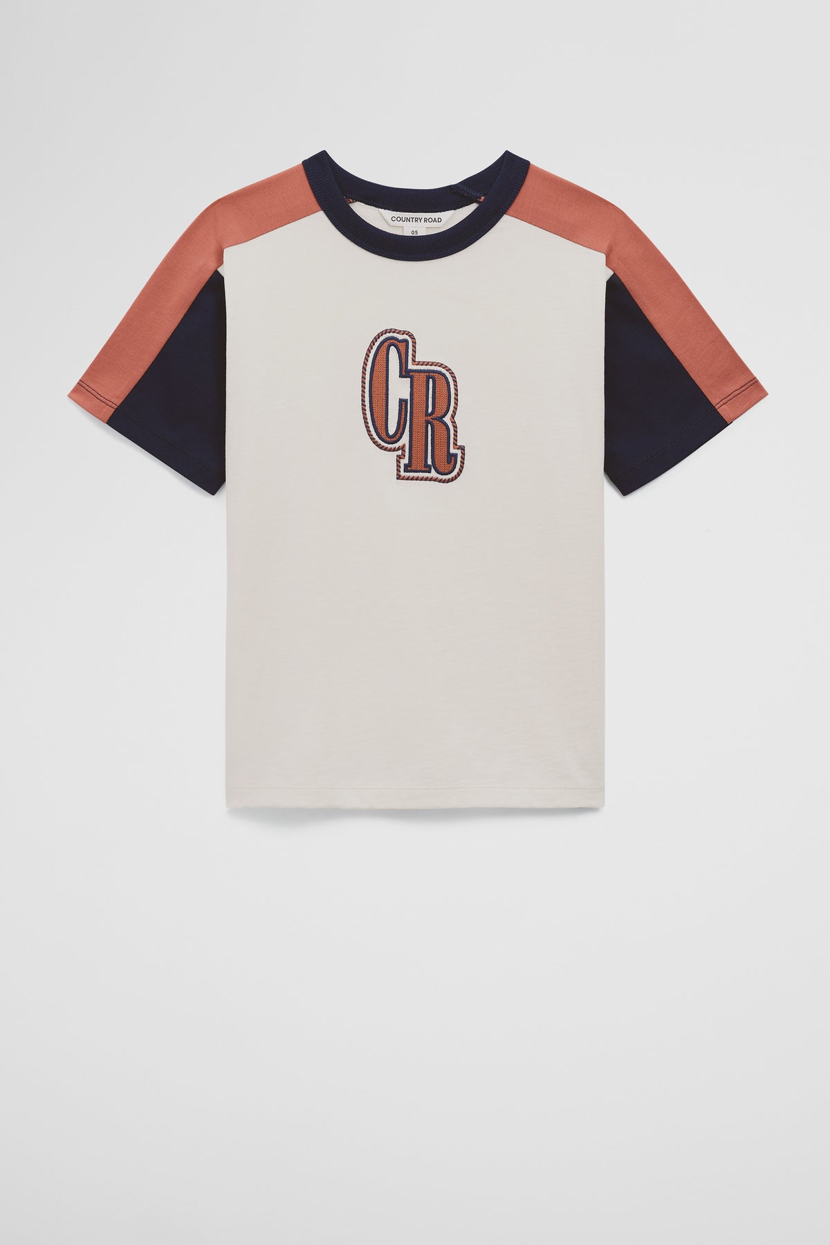 Organically Grown Cotton Cr Spliced T-Shirt