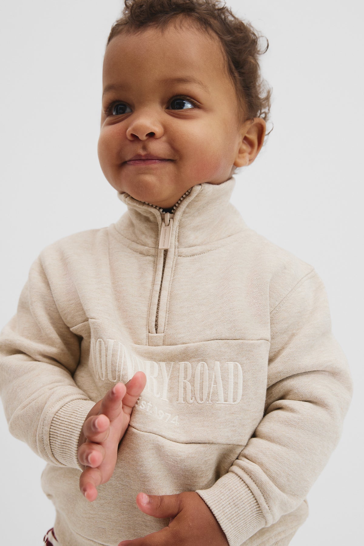 Cotton Heritage Half Zip Sweat