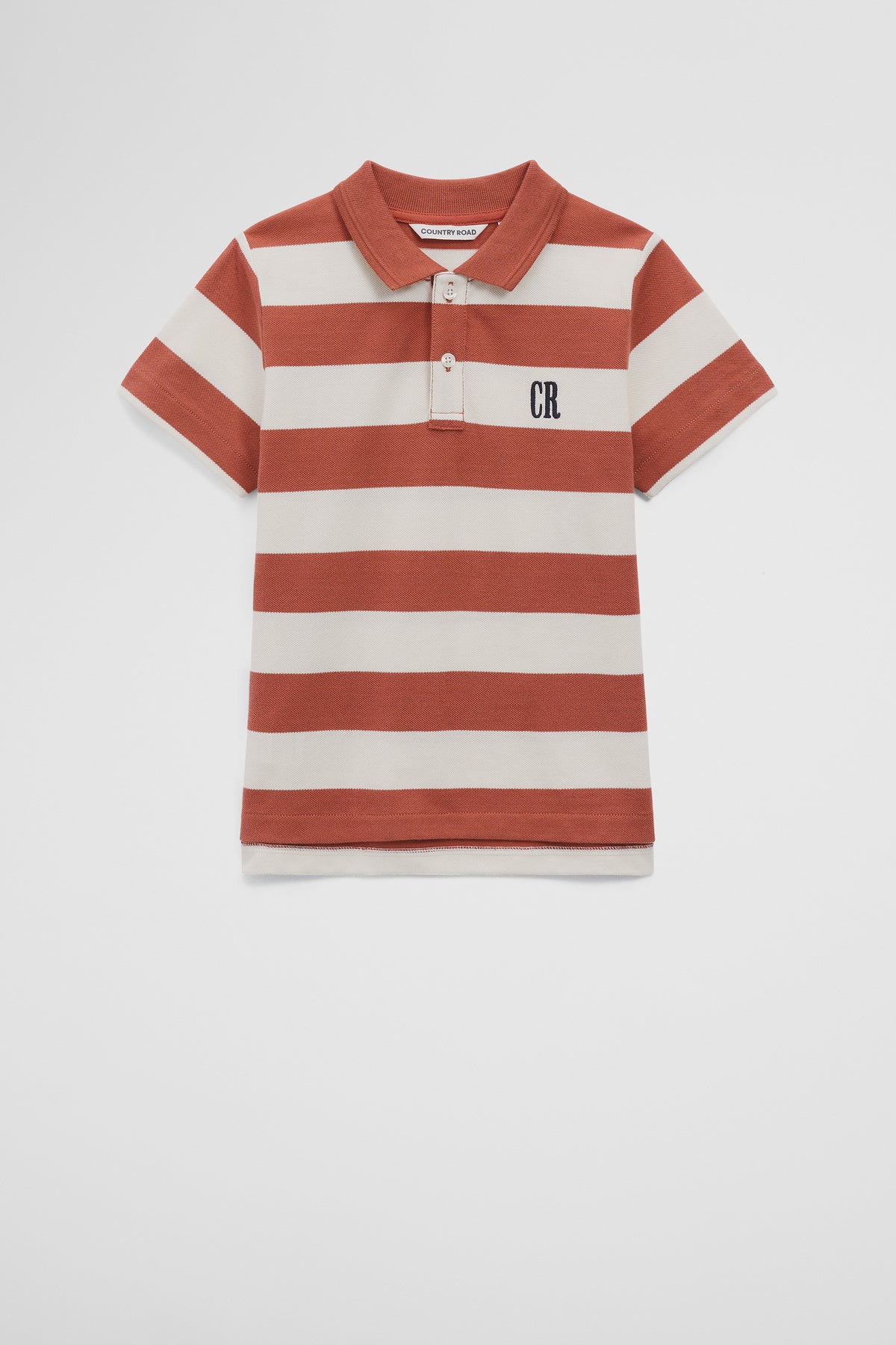 Organically Grown Cotton Logo Polo Shirt