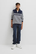 Teen Australian Cotton Heritage Half Zip Sweat