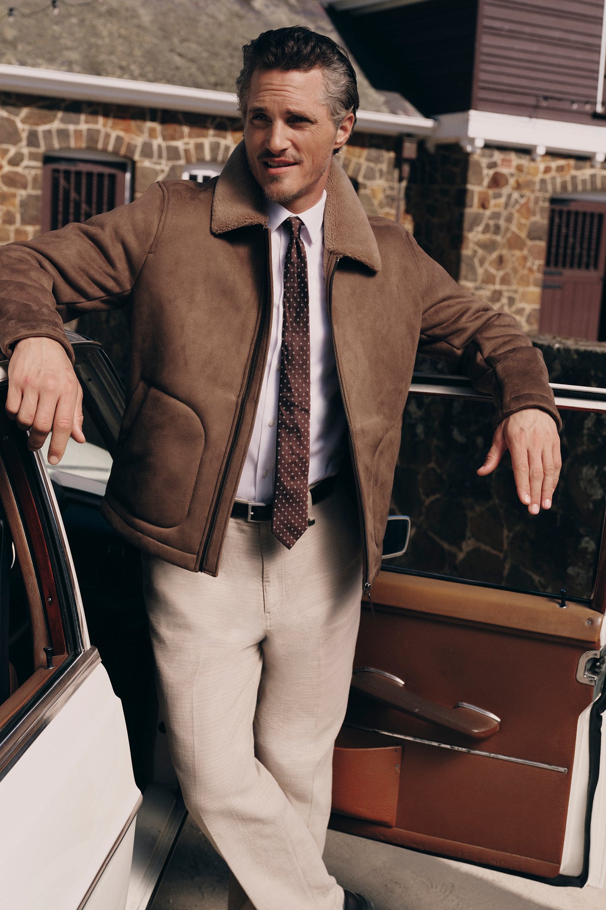 Borg Collar Jacket