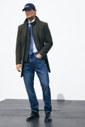 Recycled Wool Blend Overcoat