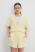 Terry Short Sleeve Playsuit