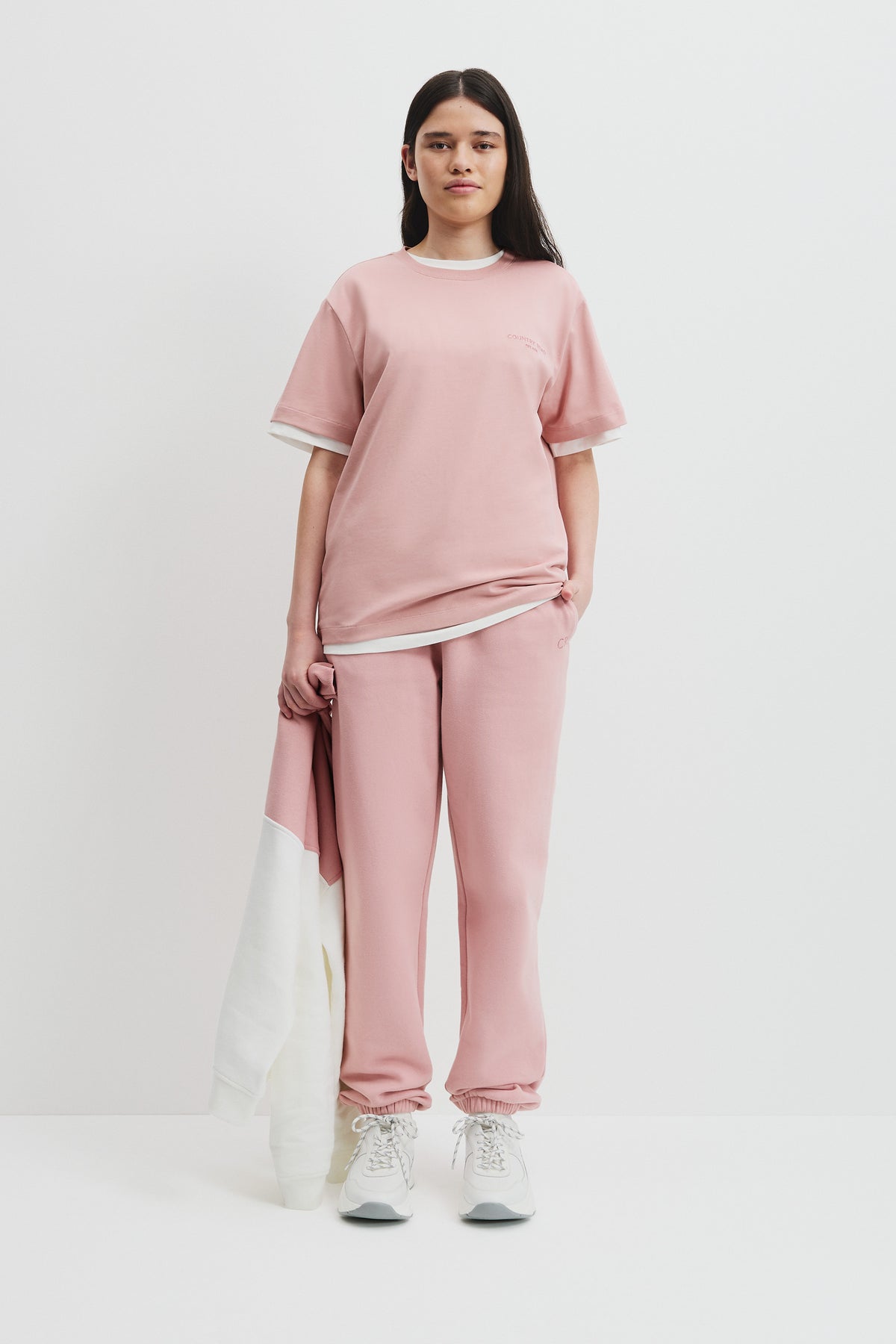 Teen Cotton Blend Oversized Embroidered T-Shirt