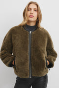Shearling Zip Jacket