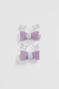 Bow Mini Clip Pack Of 2