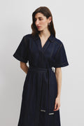 Chambray Midi Dress