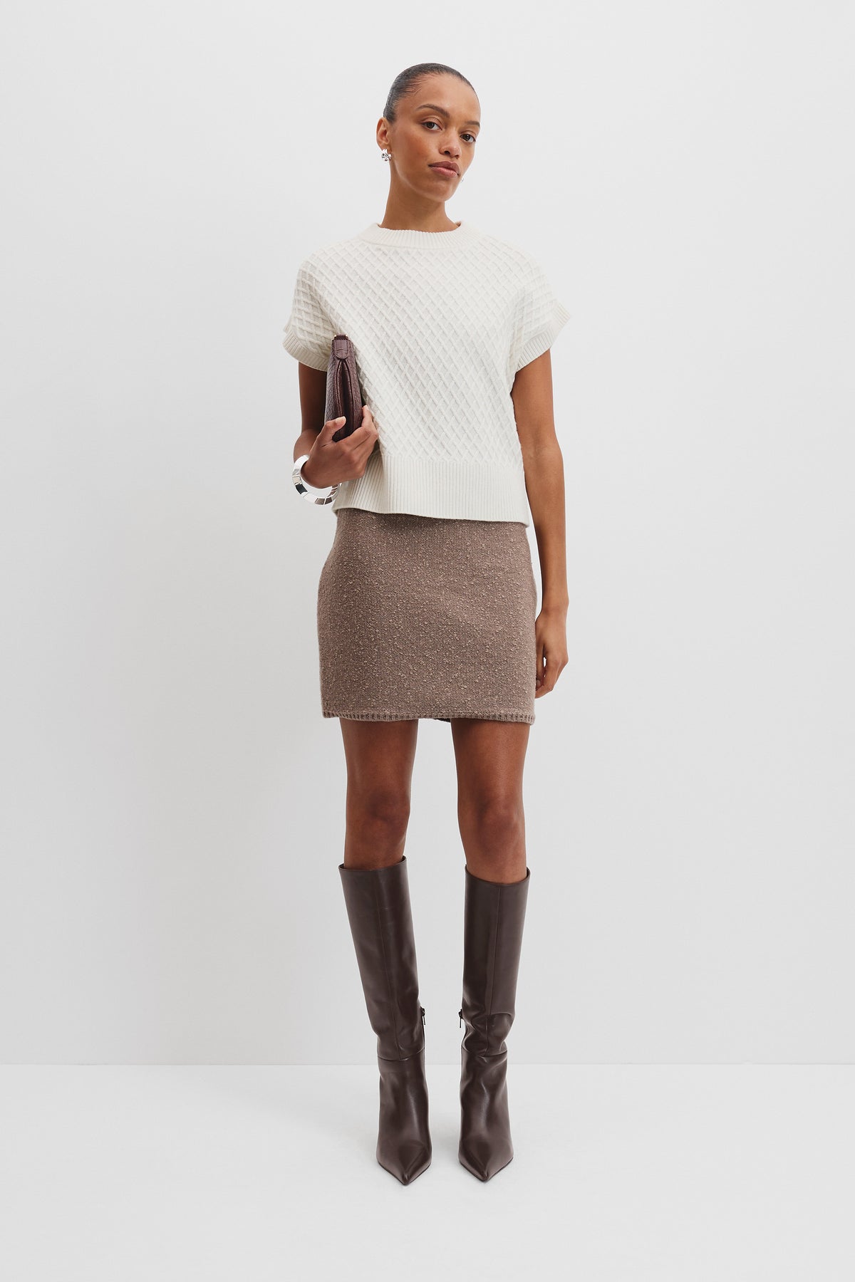 Honeycomb Knit Vest