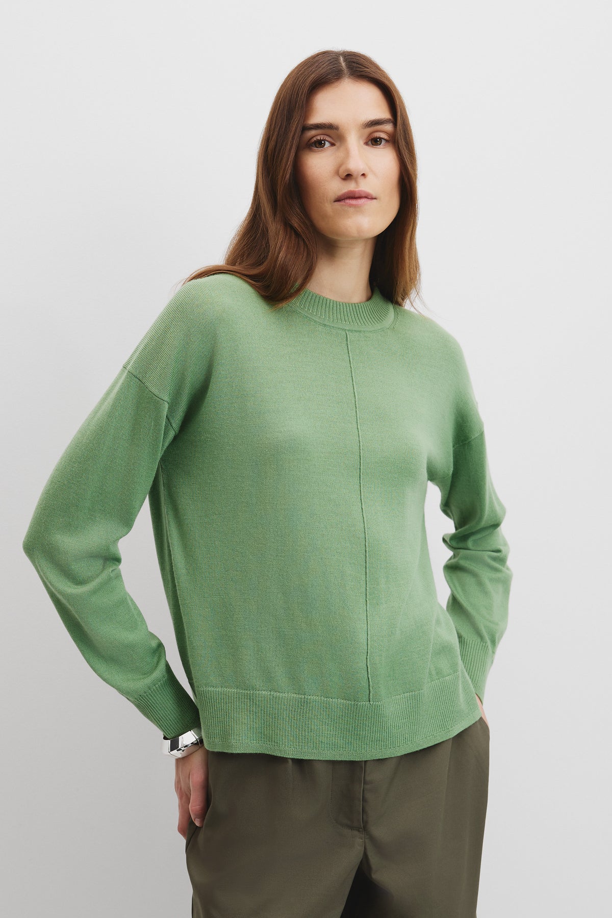 Australian Merino Wool Crew Neck Knit