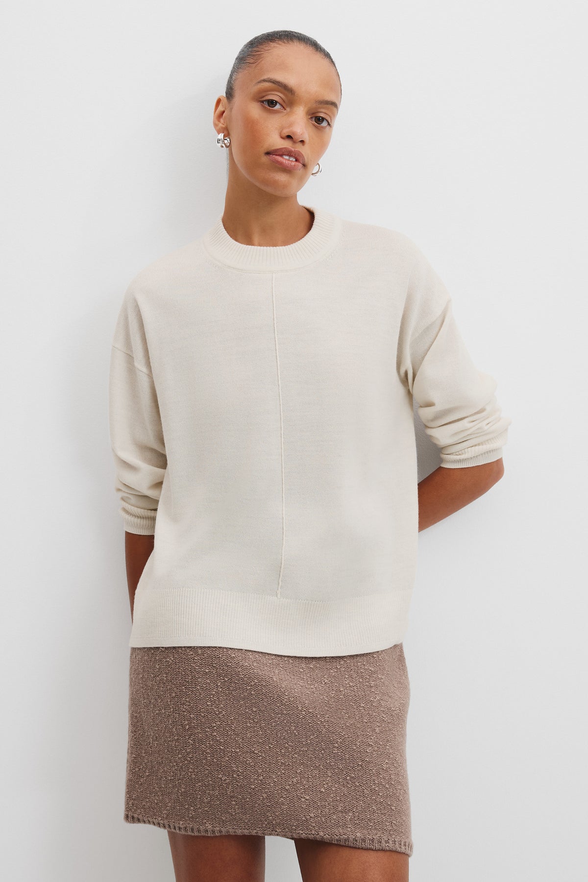 Australian Merino Wool Crew Neck Knit