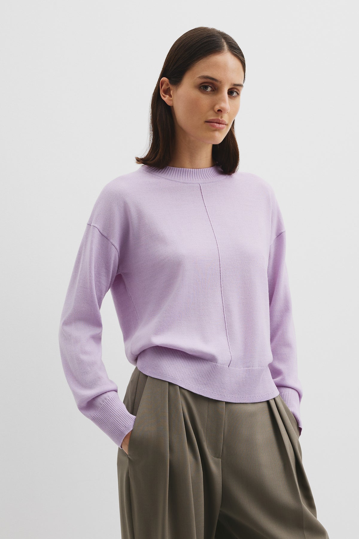 Australian Merino Wool Crew Neck Knit