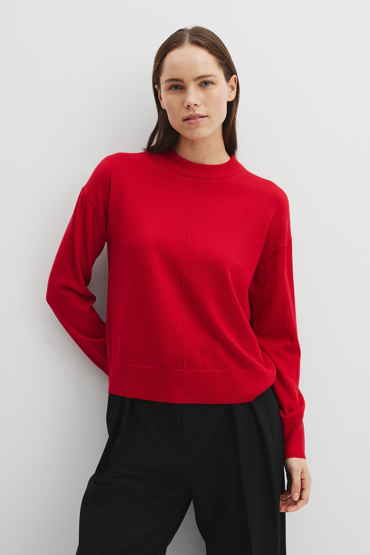 Australian Merino Wool Crew Neck Knit