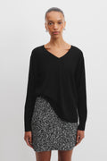 Australian Merino Wool V-Neck Knit